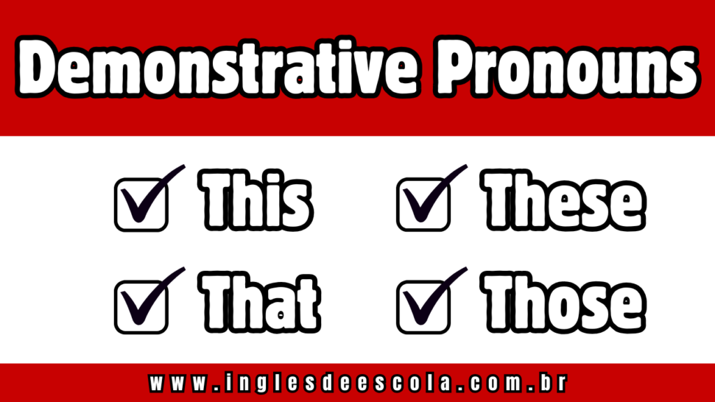 Demonstrative Pronouns